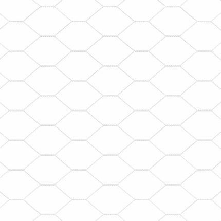 Udendørs hexagonal hegn med betonfundament 100 x 0,4 m Sølv