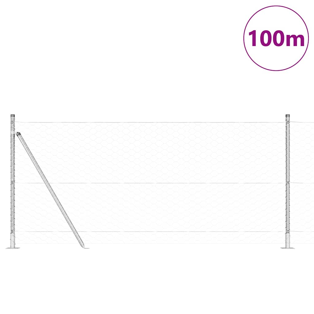 Svejset Trådhegn med Betonsokkel 100 x 0,8 m (B x H)