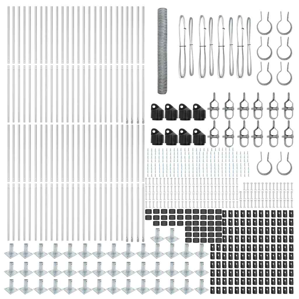 Svejset Trådhegn med Betonsokkel 100 x 1,2 m (B x H)