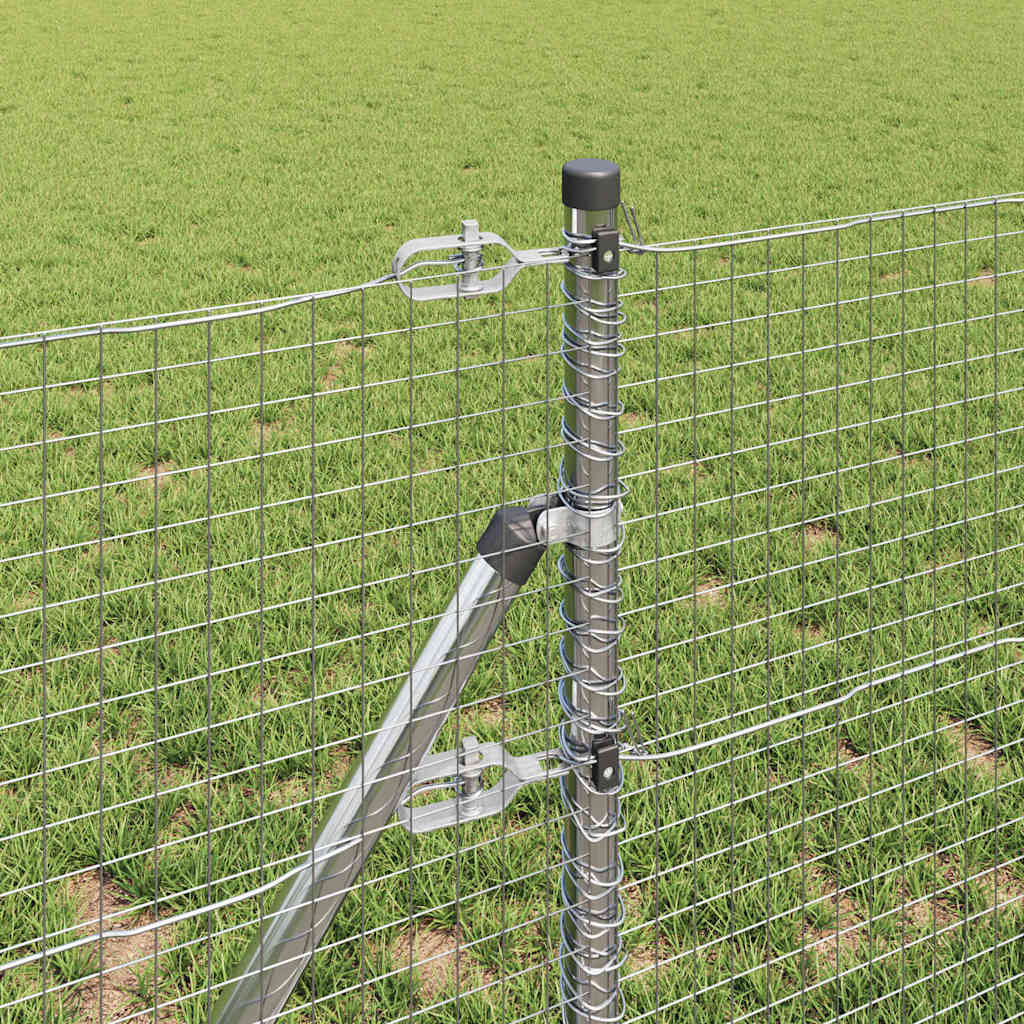 Grundfikseret svejset trådgærde 10 x 0,5 m (B x H)