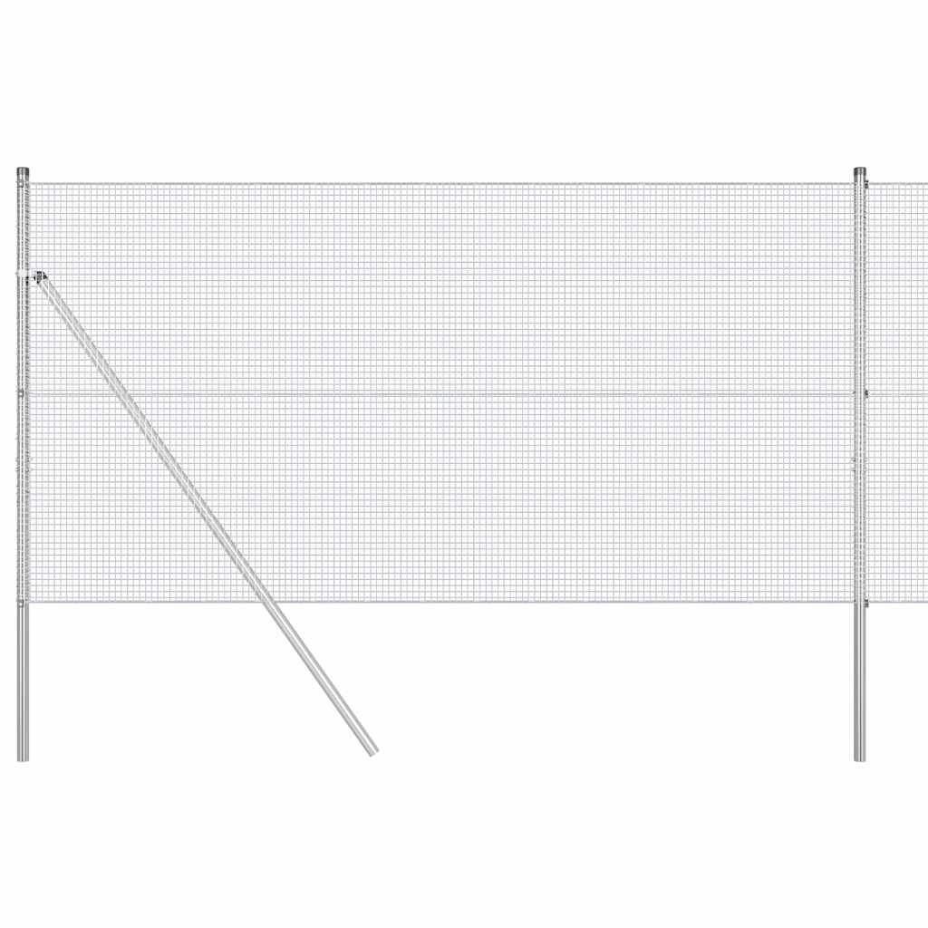 Grundfikseret svejset trådgærde 10 x 1 m (B x H)