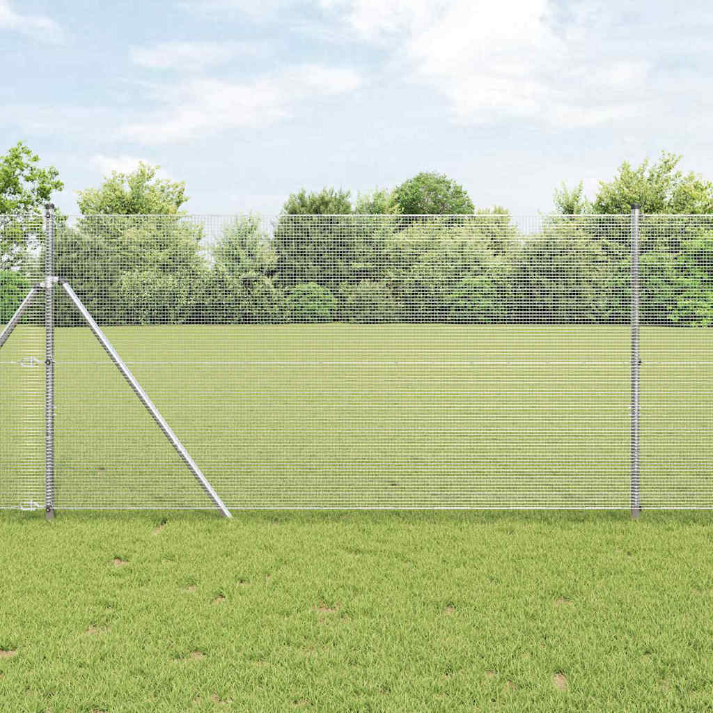 Grundfikseret svejset trådgærde 10 x 1,4 m (B x H)