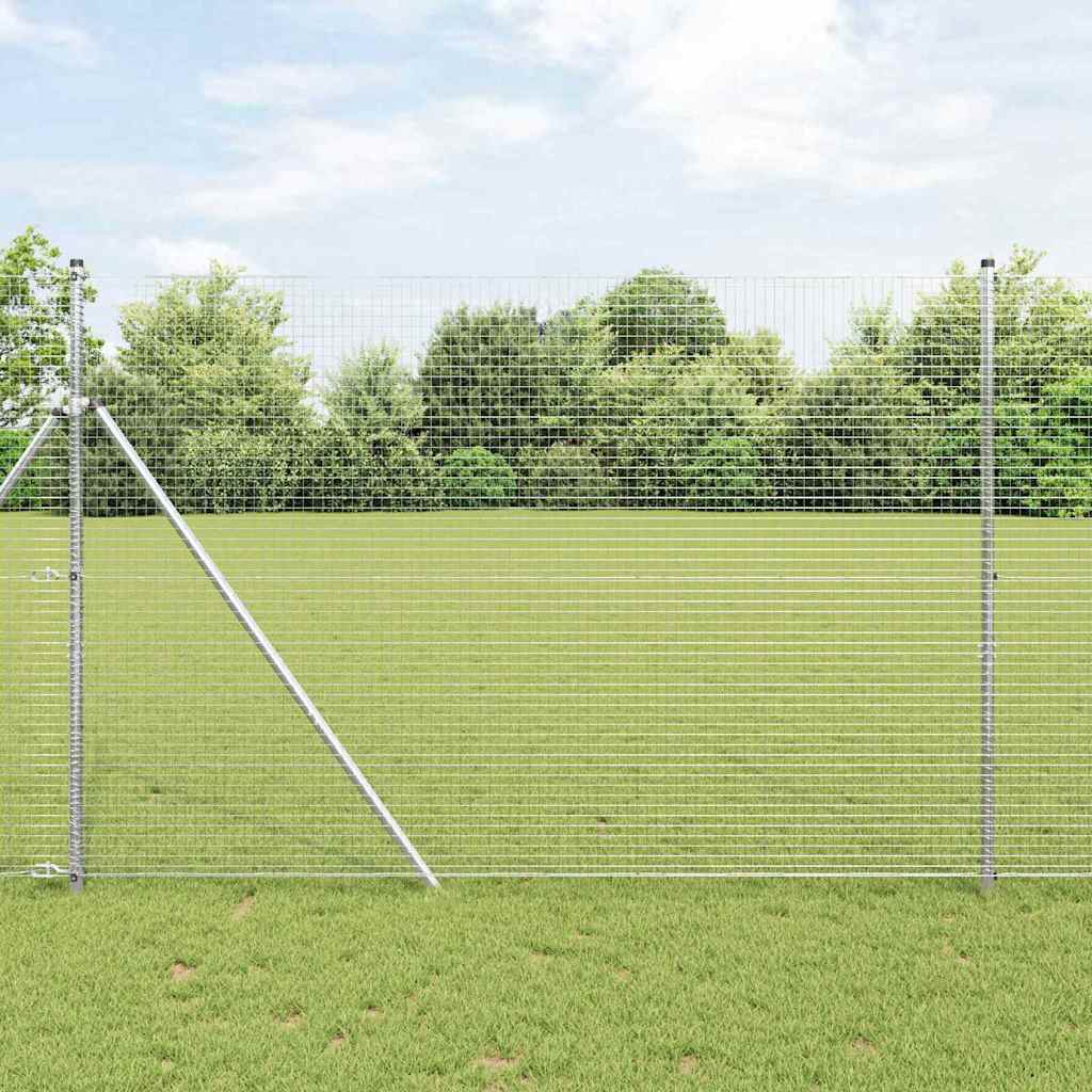 Grundfikseret svejset trådgærde 10 x 1,6 m (B x H)