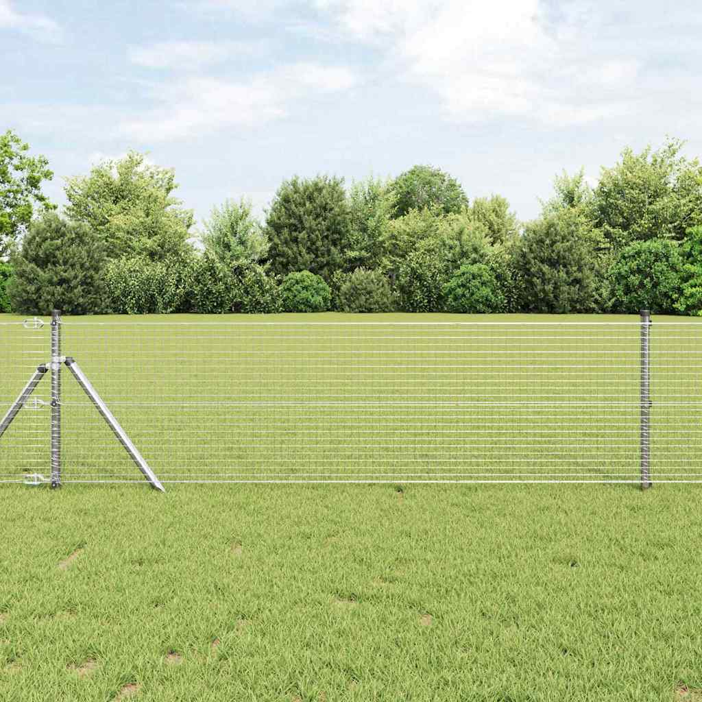 Grundfikseret svejset trådgærde 25 x 0,5 m (B x H)