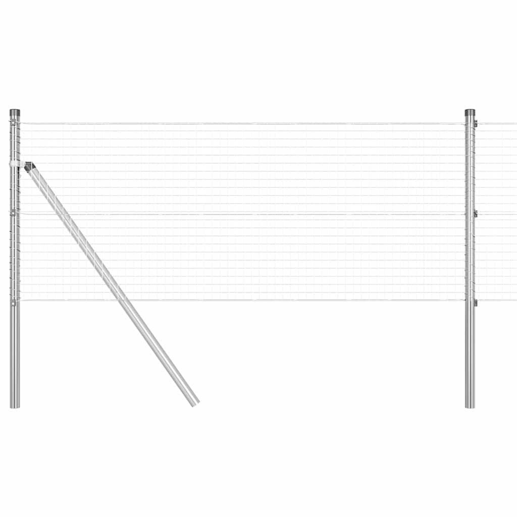 Grundfikseret svejset trådgærde 25 x 0,5 m (B x H)