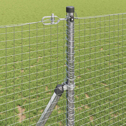Udendørs svejset trådgitter fodfix 25 x 1,2 m Sølv Mesh