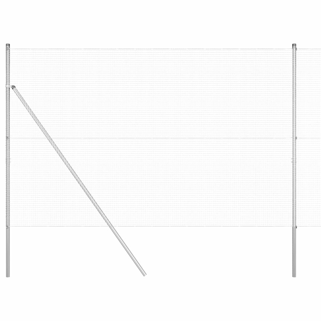 Grundfikseret svejset trådgærde 25 x 1,6 m (B x H)