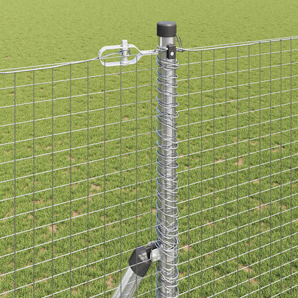 Udendørs svejset trådgitter fodfix 25 x 1,6 m Sølv Mesh