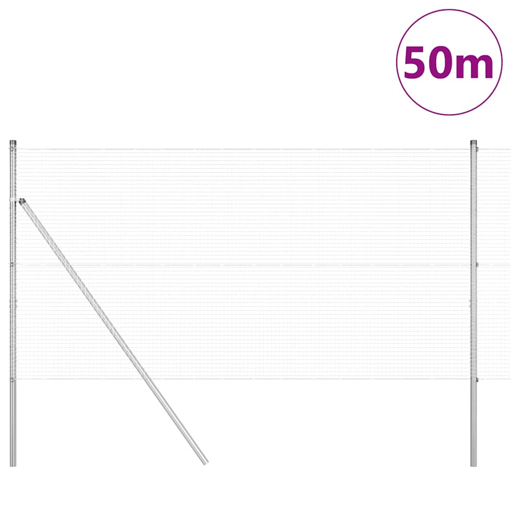 Grundfikseret svejset trådgærde 50 x 1 m (B x H)
