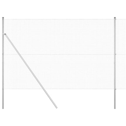 Udendørs svejset trådgitter fodfix 50 x 1,5 m Sølv Mesh