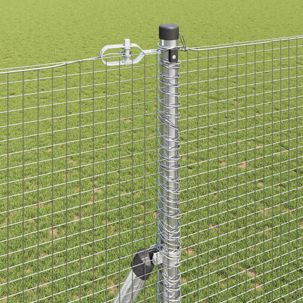Udendørs svejset trådgitter fodfix 50 x 1,5 m Sølv Mesh