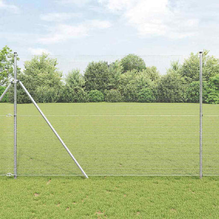 Udendørs svejset trådgitter fodfix 50 x 1,5 m Sølv Mesh