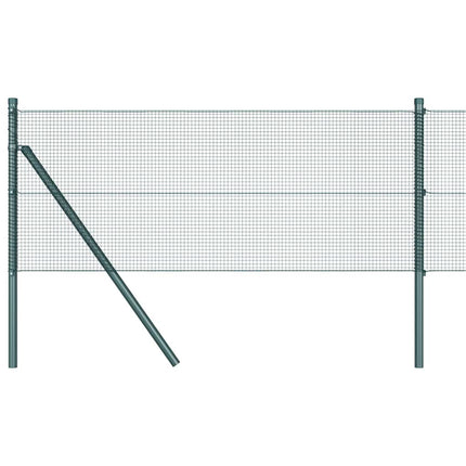 Udendørs svejset trådgitter fodfix 10 x 0,4 m PVC-belagt stål