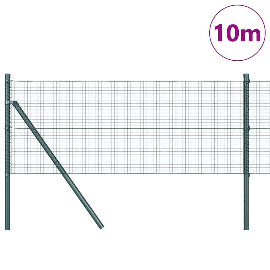 Grundfikseret svejset trådgærde 10 x 0,6 m (B x H)