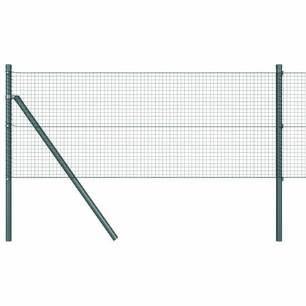 Udendørs svejset trådgitter fodfix 10 x 0,8 m PVC-belagt stål