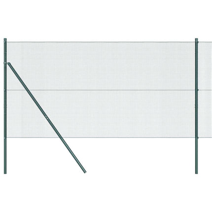 Udendørs svejset trådgitter fodfix 10 x 1 m PVC-belagt stål