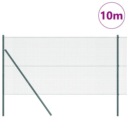 Udendørs svejset trådgitter fodfix 10 x 1,2 m PVC-belagt stål