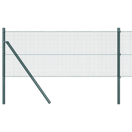 Udendørs svejset trådgitter fodfix 25 x 0,5 m PVC-belagt stål