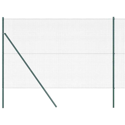 Udendørs svejset trådgitter fodfix 25 x 1,5 m PVC-belagt stål