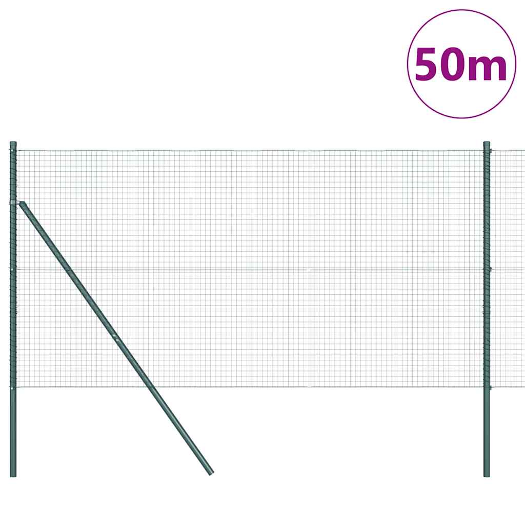 Grundfikseret svejset trådgærde 50 x 1,2 m (B x H)