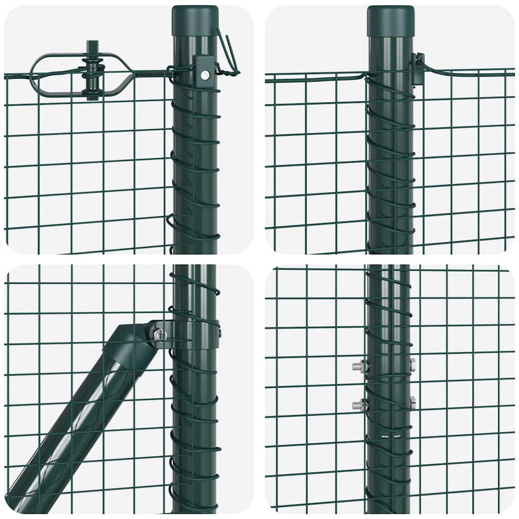 Grundfikseret svejset trådgærde 50 x 1,4 m (B x H)