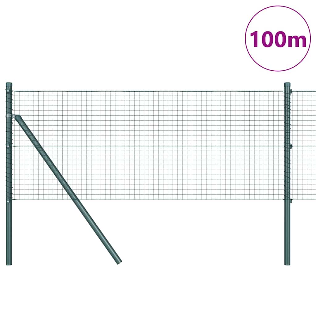 Grundfikseret svejset trådgærde 100 x 0,4 m (B x H)
