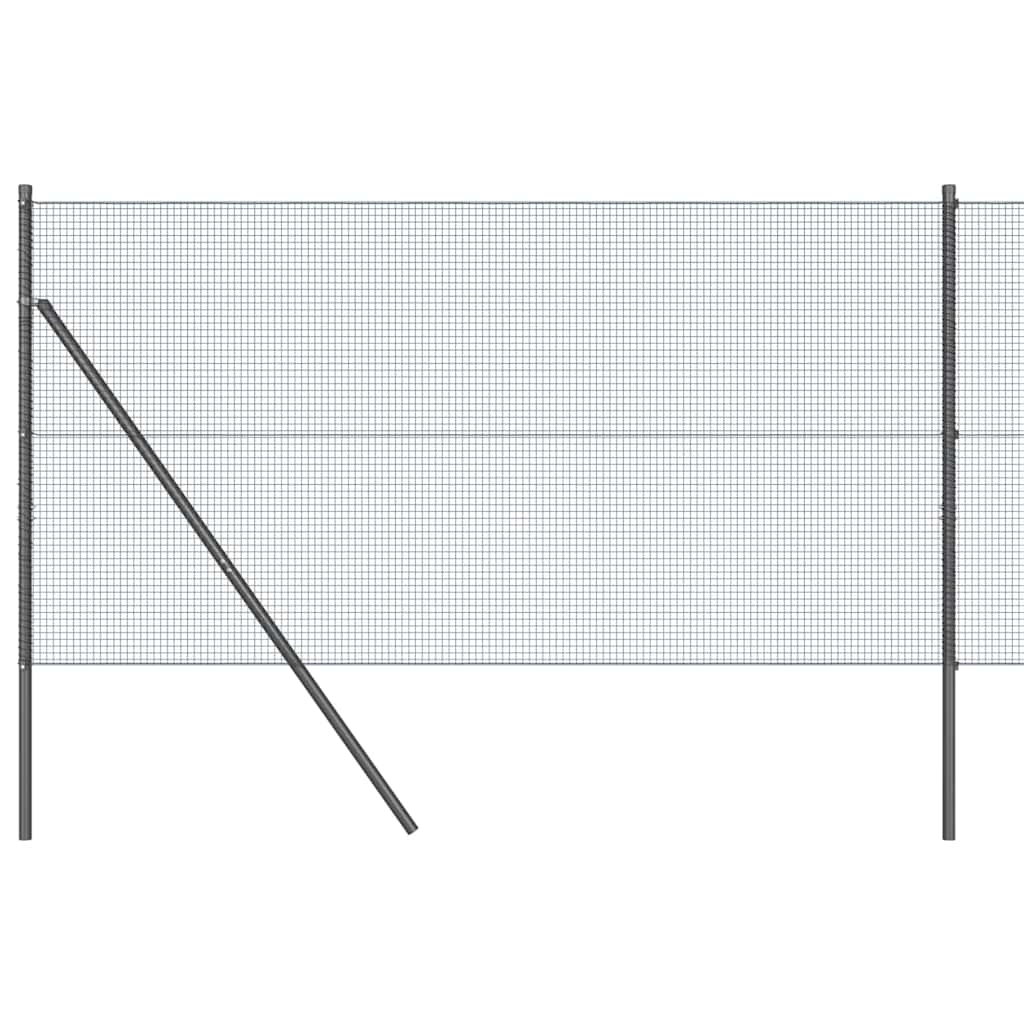 Grundfikseret svejset trådgærde 10 x 1 m (B x H)