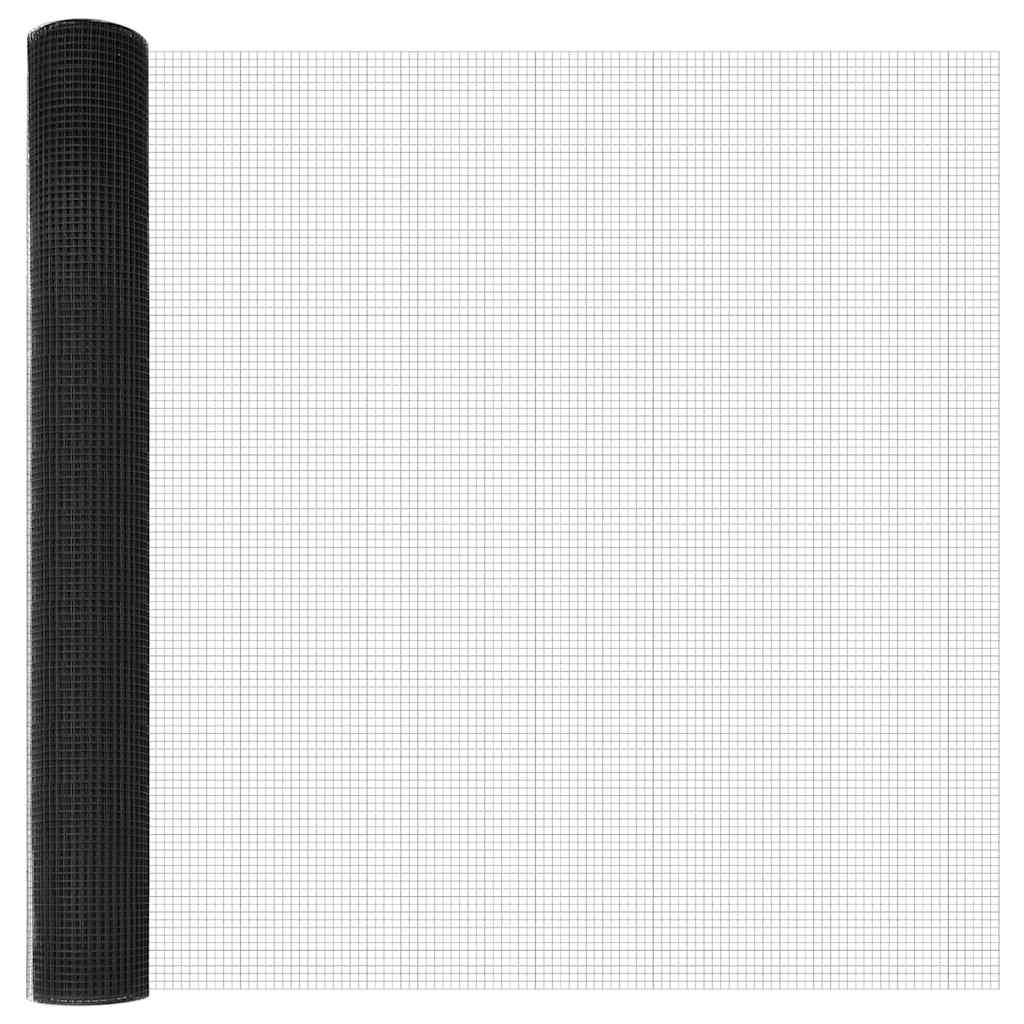Grundfikseret svejset trådgærde 10 x 1,4 m (B x H)