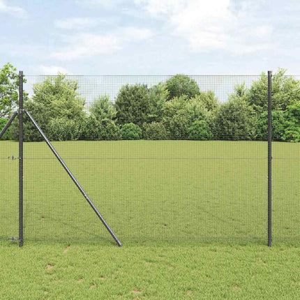 Udendørs svejset trådgitter fodfix 10 x 1,5 m PVC-belagt stål