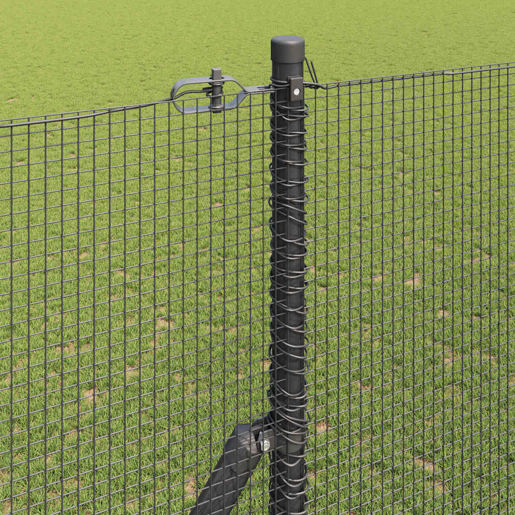 Grundfikseret svejset trådgærde 10 x 1,6 m (B x H)
