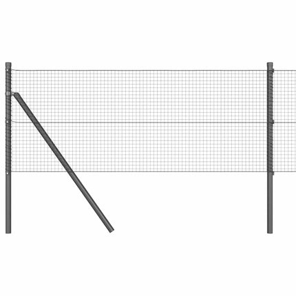 Udendørs svejset trådgitter fodfix 25 x 0,5 m PVC-belagt stål