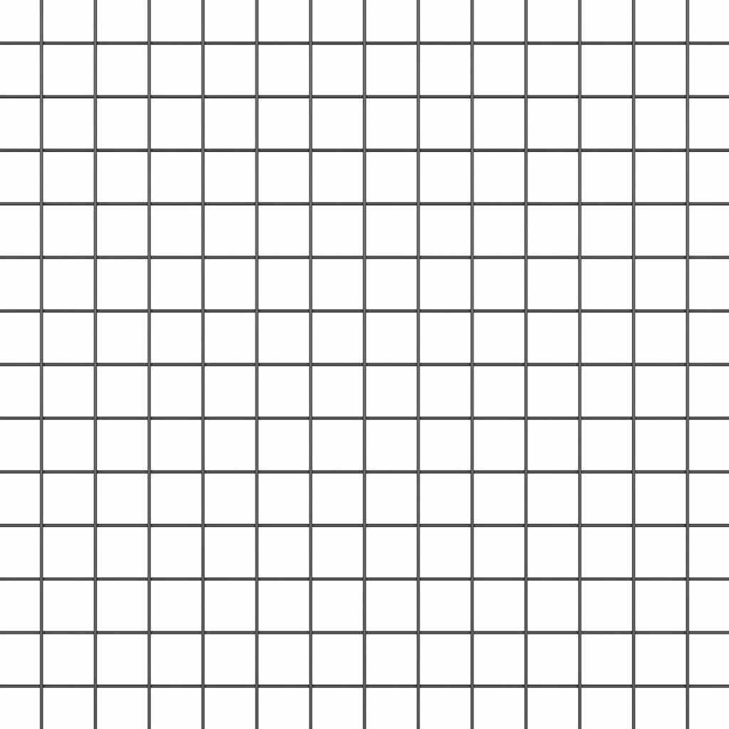 Grundfikseret svejset trådgærde 25 x 1 m (B x H)