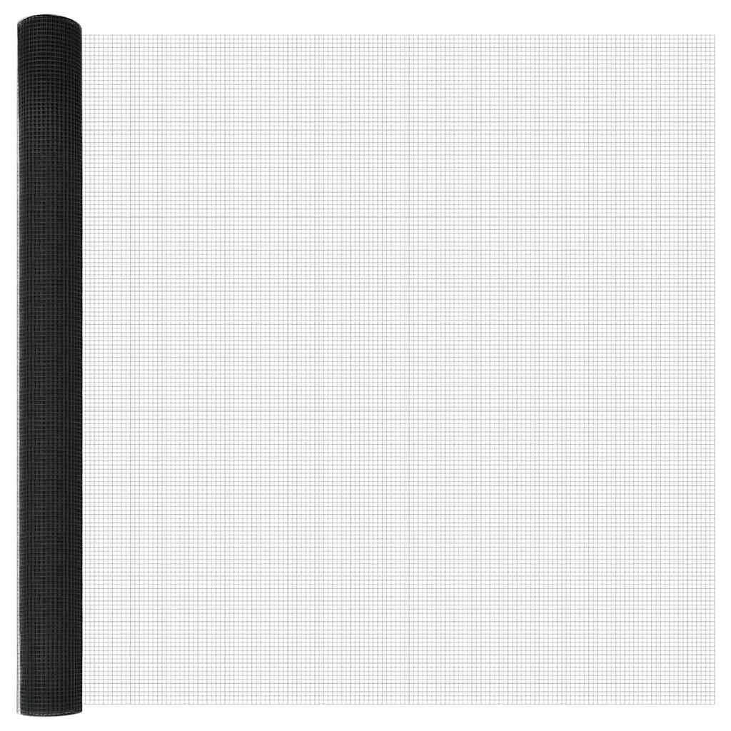 Grundfikseret svejset trådgærde 25 x 1,6 m (B x H)