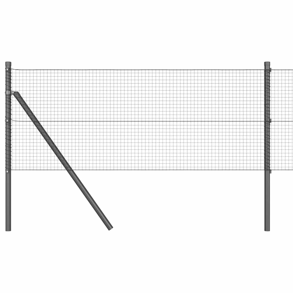 Grundfikseret svejset trådgærde 50 x 0,8 m (B x H)