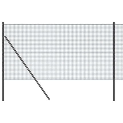 Udendørs svejset trådgitter fodfix 50 x 1,2 m PVC-belagt stål