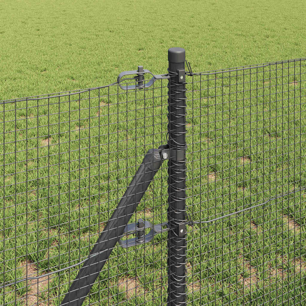 Grundfikseret svejset trådgærde 100 x 0,5 m (B x H)
