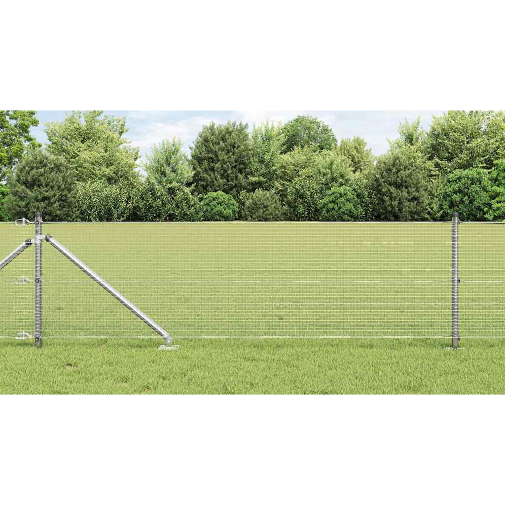 Svejset trådhegn med spidser 10 x 0,5 m (B x H)