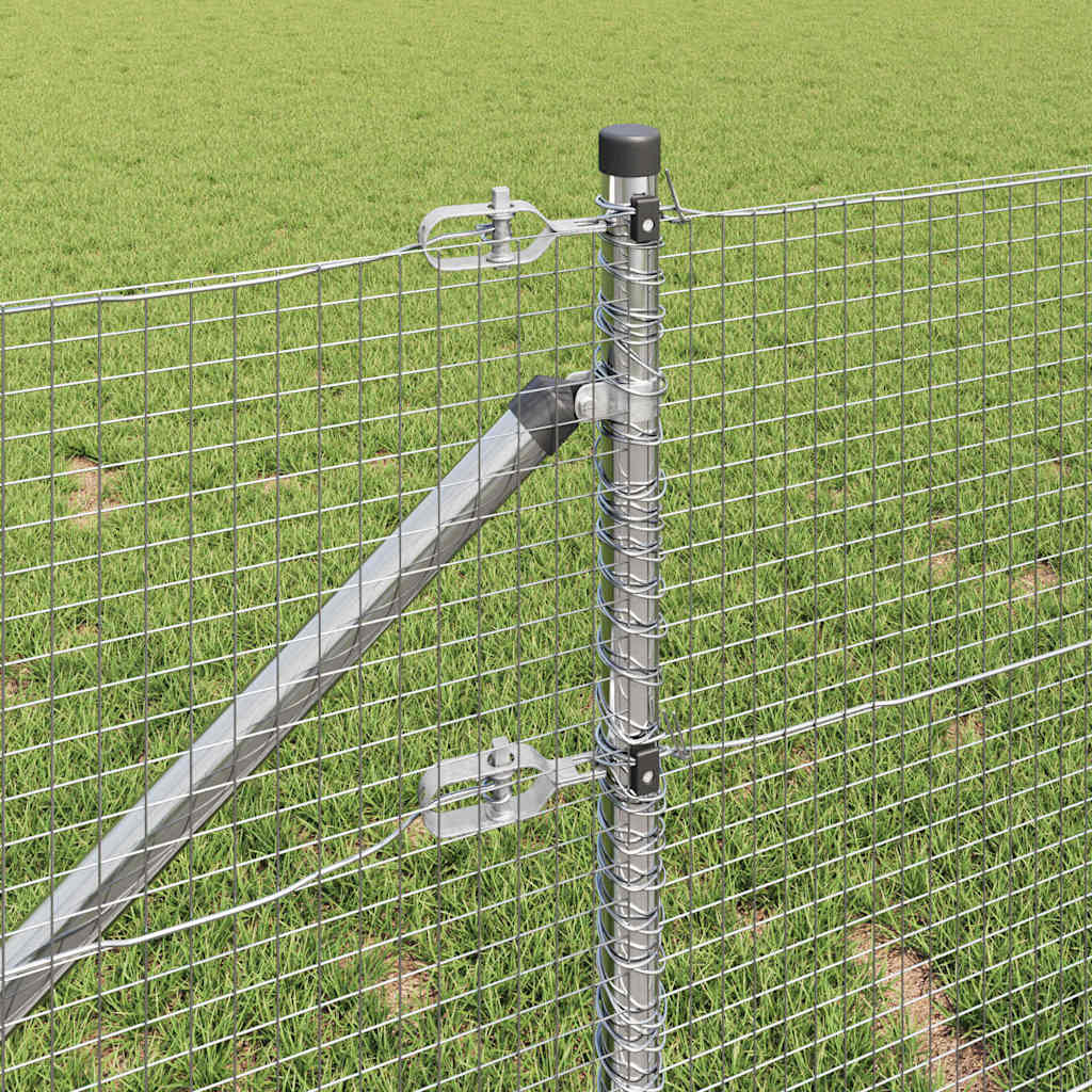 Hegnspæl Sølv 10 x 0,6 m (19 x 19 mm mesh) Stål