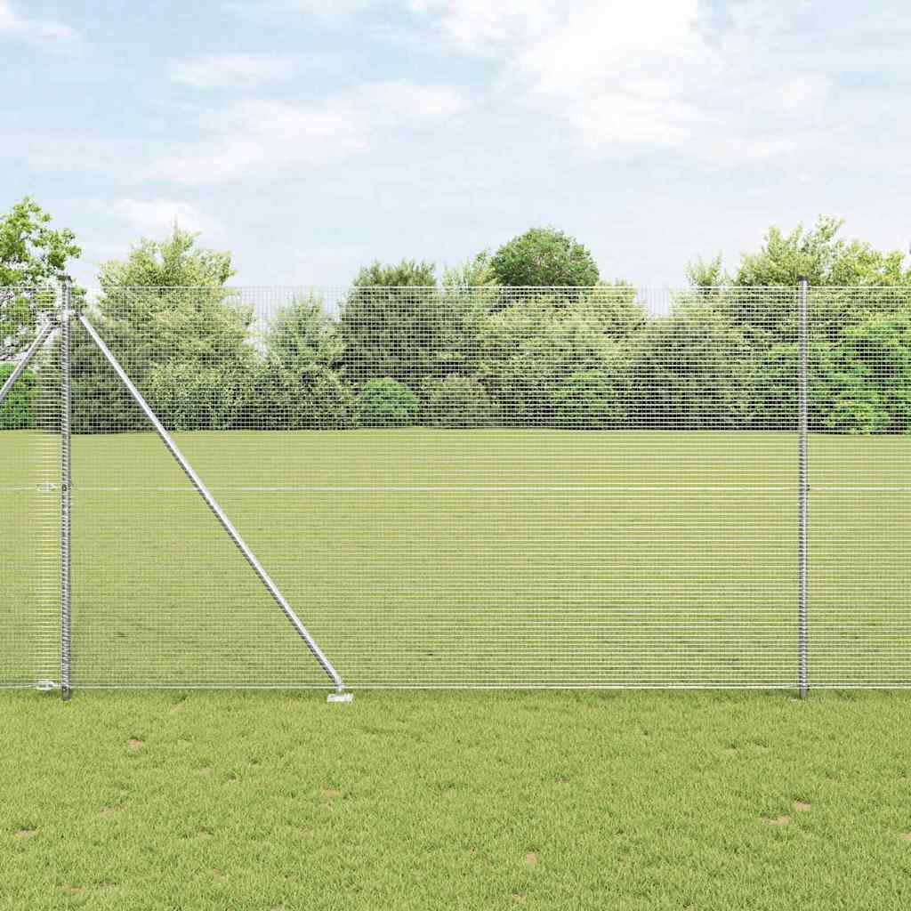 Svejset trådhegn med spidser 10 x 1,6 m (B x H)