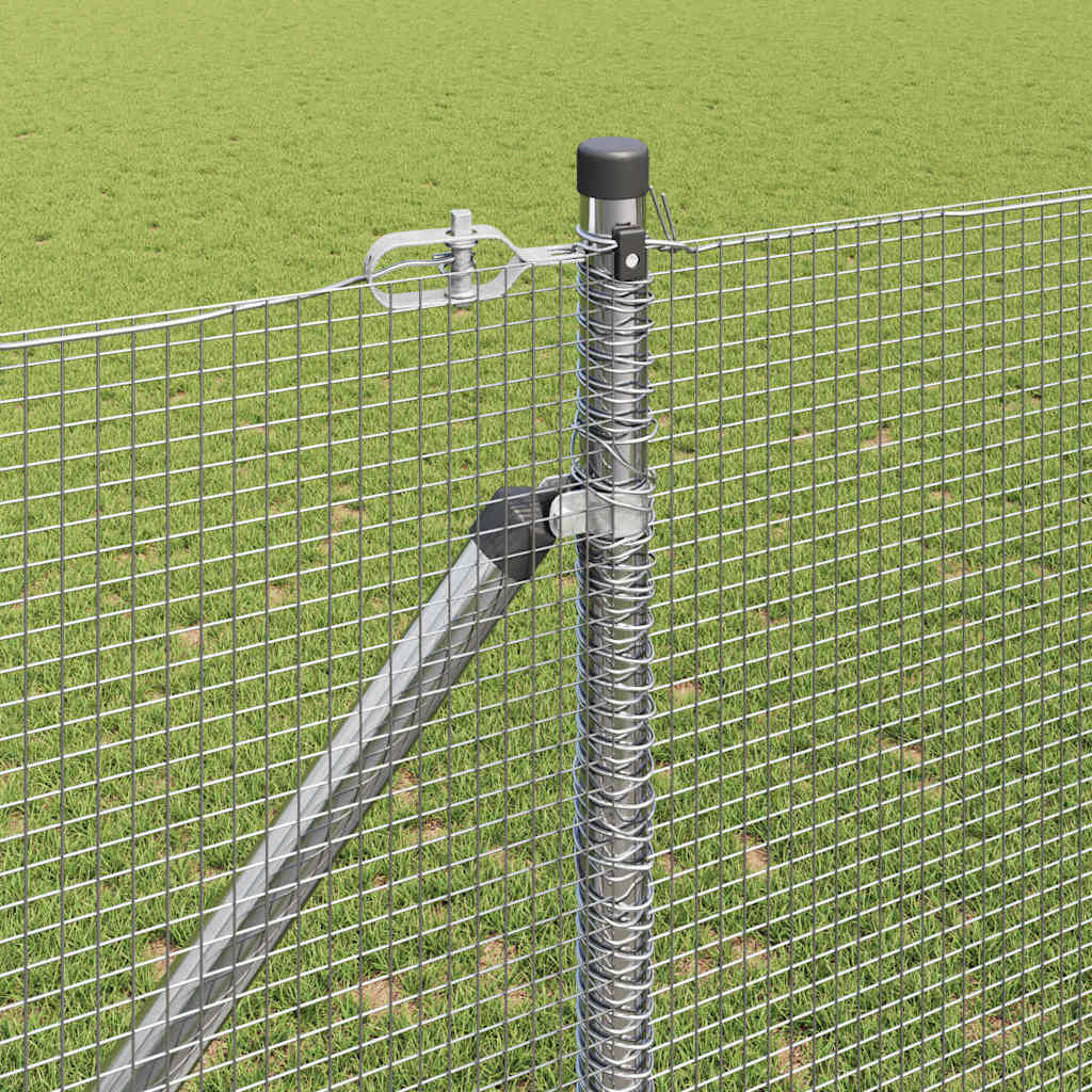 Svejset trådhegn med spidser 50 x 1,2 m (B x H)