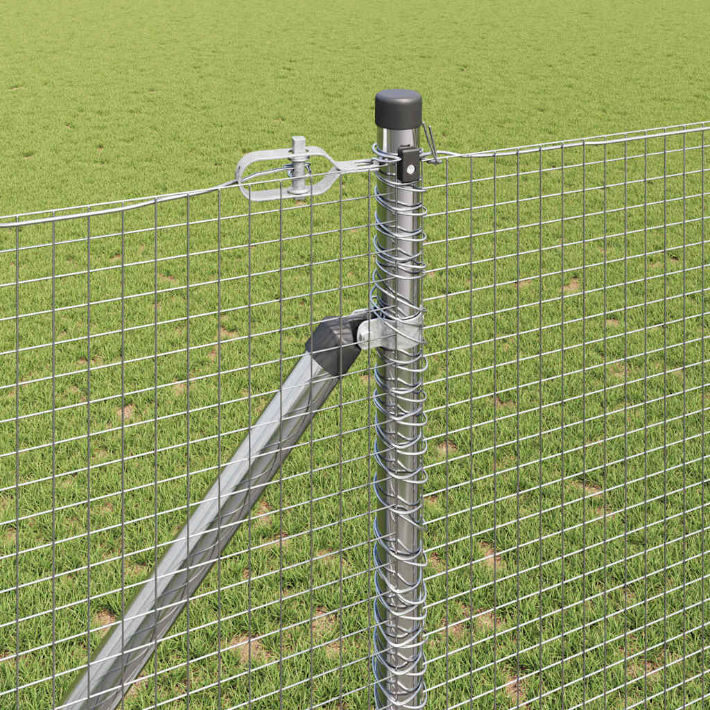 Svejset trådhegn med spidser 50 x 1,4 m (B x H)