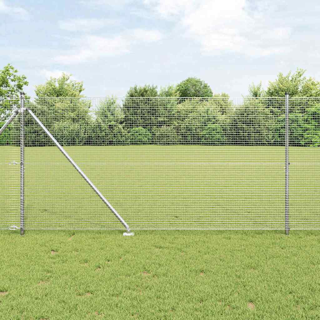 Svejset trådhegn med spidser 50 x 1,4 m (B x H)