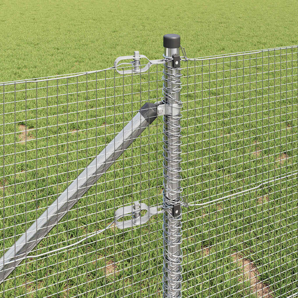 Svejset trådhegn med spidser 100 x 0,5 m (B x H)