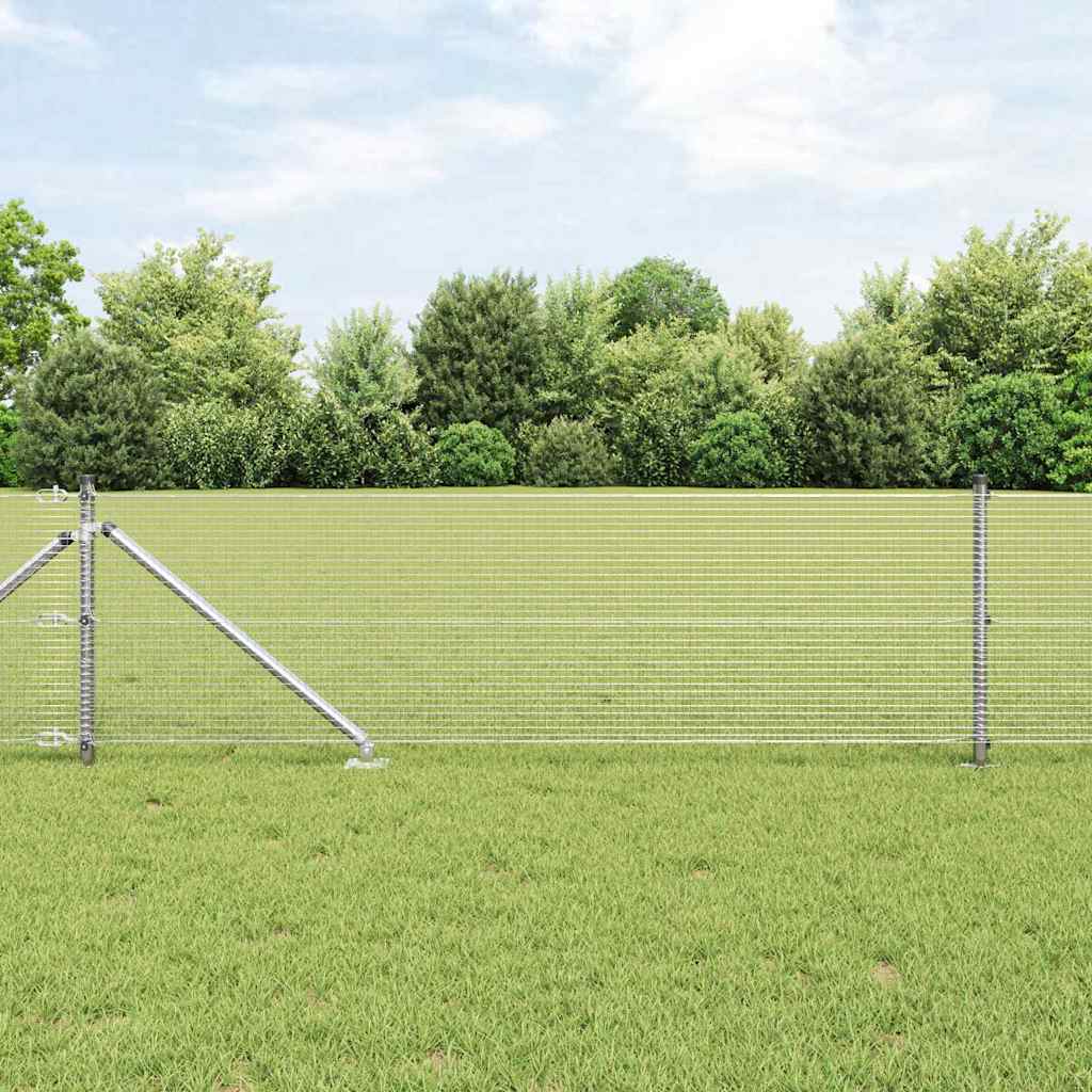 Svejset trådhegn med spidser 100 x 0,5 m (B x H)