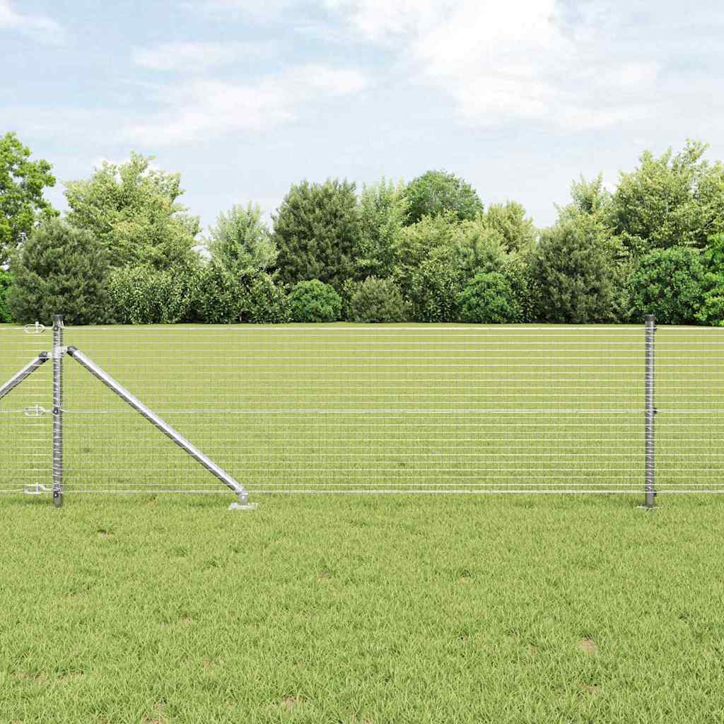 Svejset trådhegn med spidser 100 x 0,8 m (B x H)