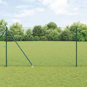 Svejset trådhegn med spidser 25 x 1,5 m (B x H) PVC-belagt Stål