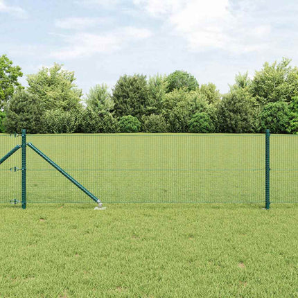 Udendørs svejset trådhegn med pigge 50 x 0,6 m PVC-belagt Stål