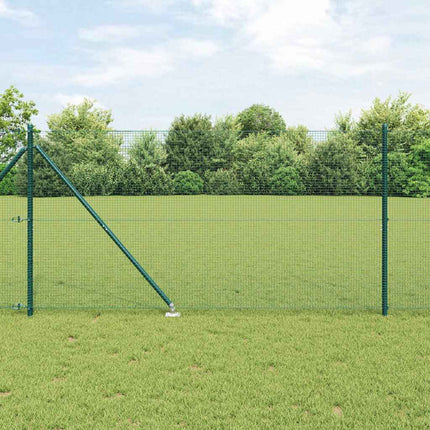 Udendørs svejset trådhegn med pigge 50 x 1,2 m PVC-belagt Stål