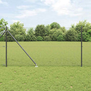 Svejset trådhegn med spidser 10 x 1,2 m (B x H) PVC-belagt Stål