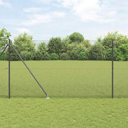 Svejset trådhegn med spidser 10 x 1,6 m (B x H) PVC-belagt Stål